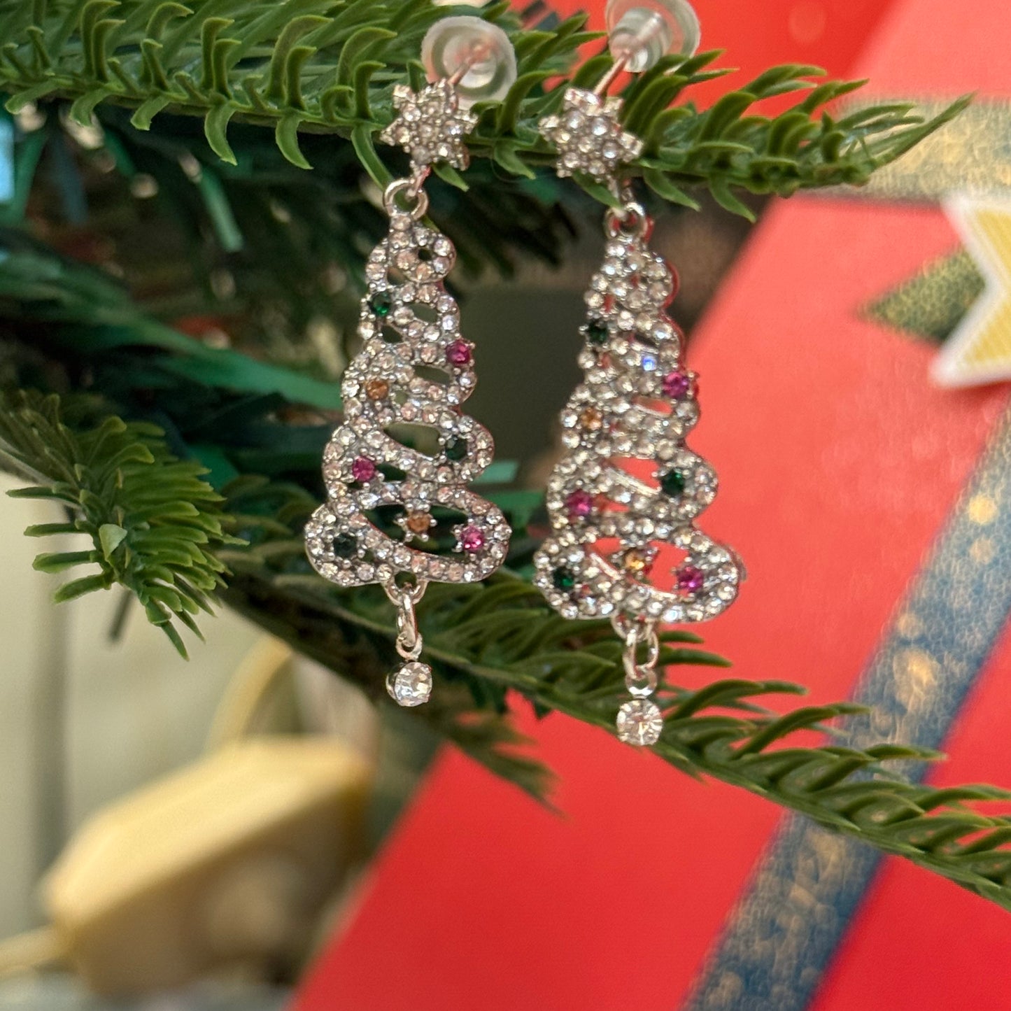 Christmas Tree Earring Set - 4 Adorable Holiday Designs