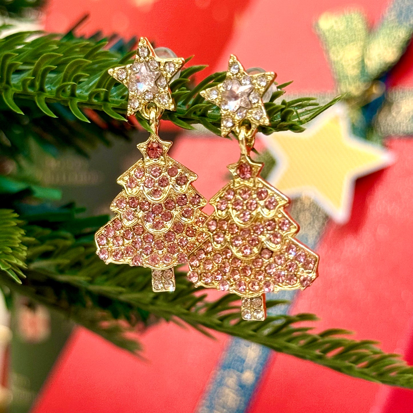 Christmas Tree Earring Set - 4 Adorable Holiday Designs