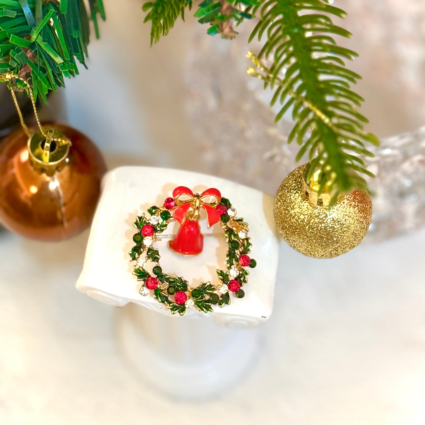 Christmas Celebration Brooch Set - 4 Festive Designs