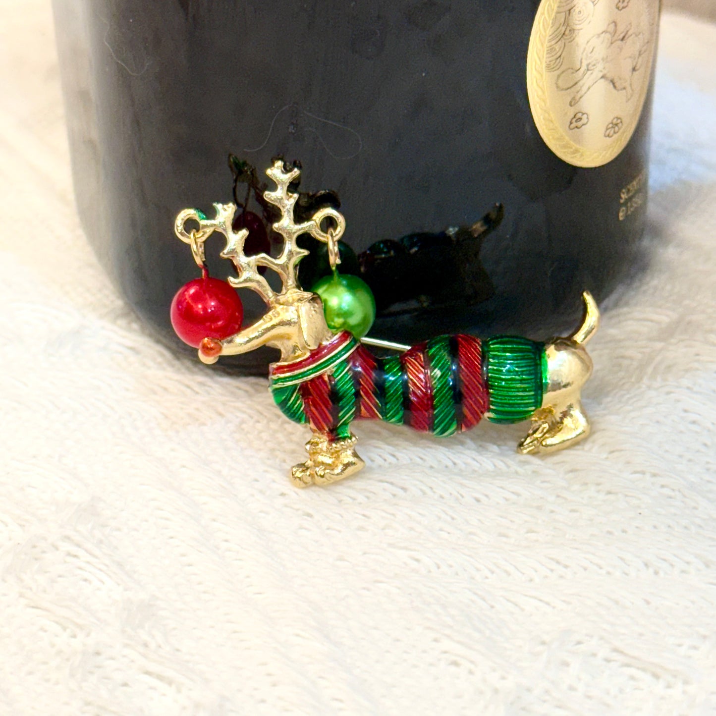 Christmas Celebration Brooch Set - 4 Festive Designs