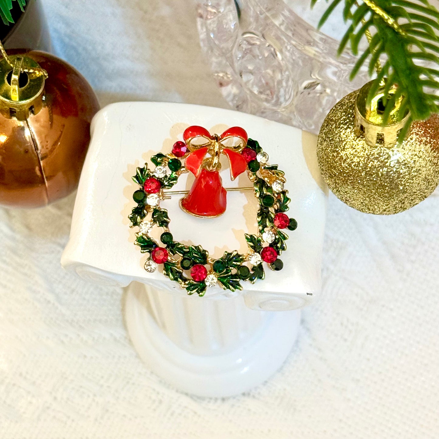 Christmas Celebration Brooch Set - 4 Festive Designs