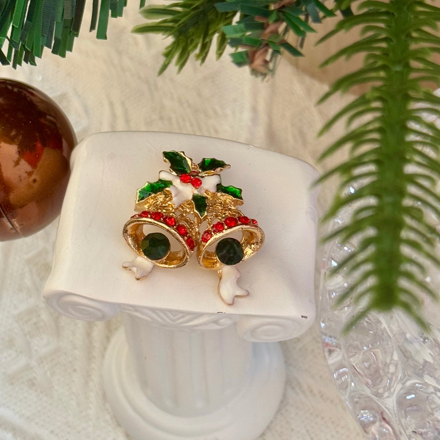 Christmas Celebration Brooch Set - 4 Festive Designs