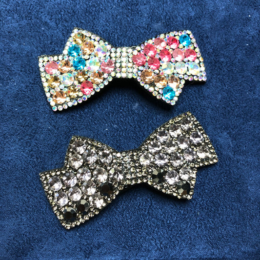 Sparkling Bow-Tie Hair Clips